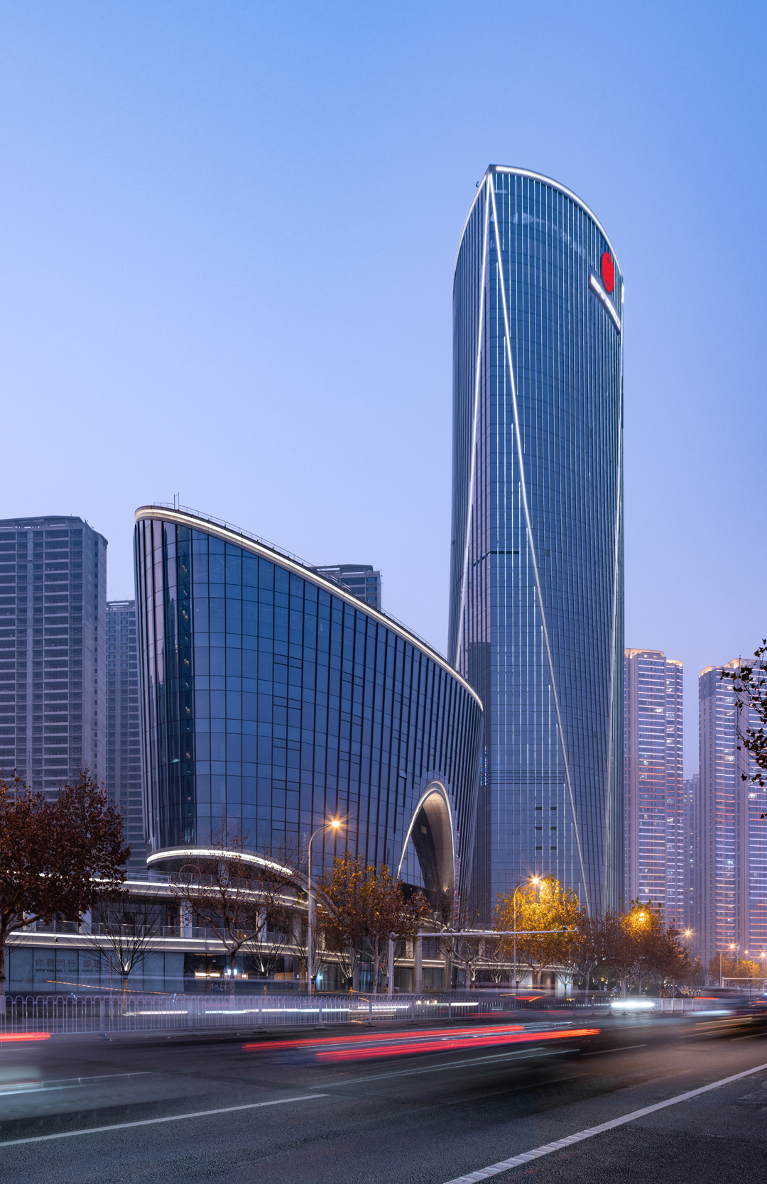 Sanxiang Bank Street View Dusk